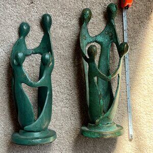 Family Cast Iron Silhouette (Set of‎ TWO) (h/a/x)